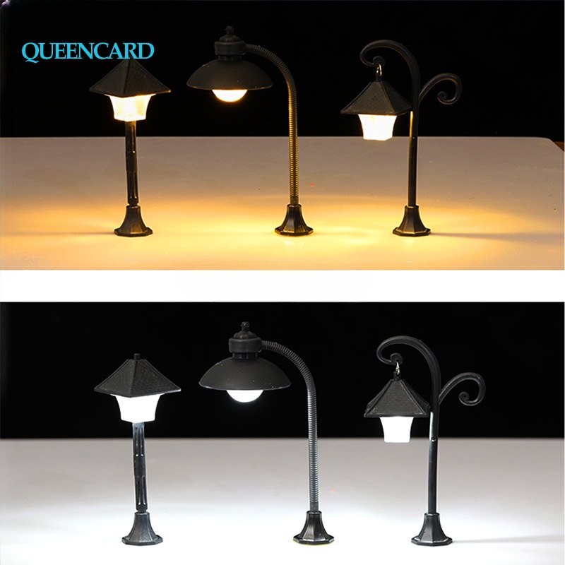 Lâmpada De Rua DIY Retro Modelo Dollhouse Mesa Miniatura Micro Paisagem Ornamento Jardim Parque De Areia em Oferta na Shopee