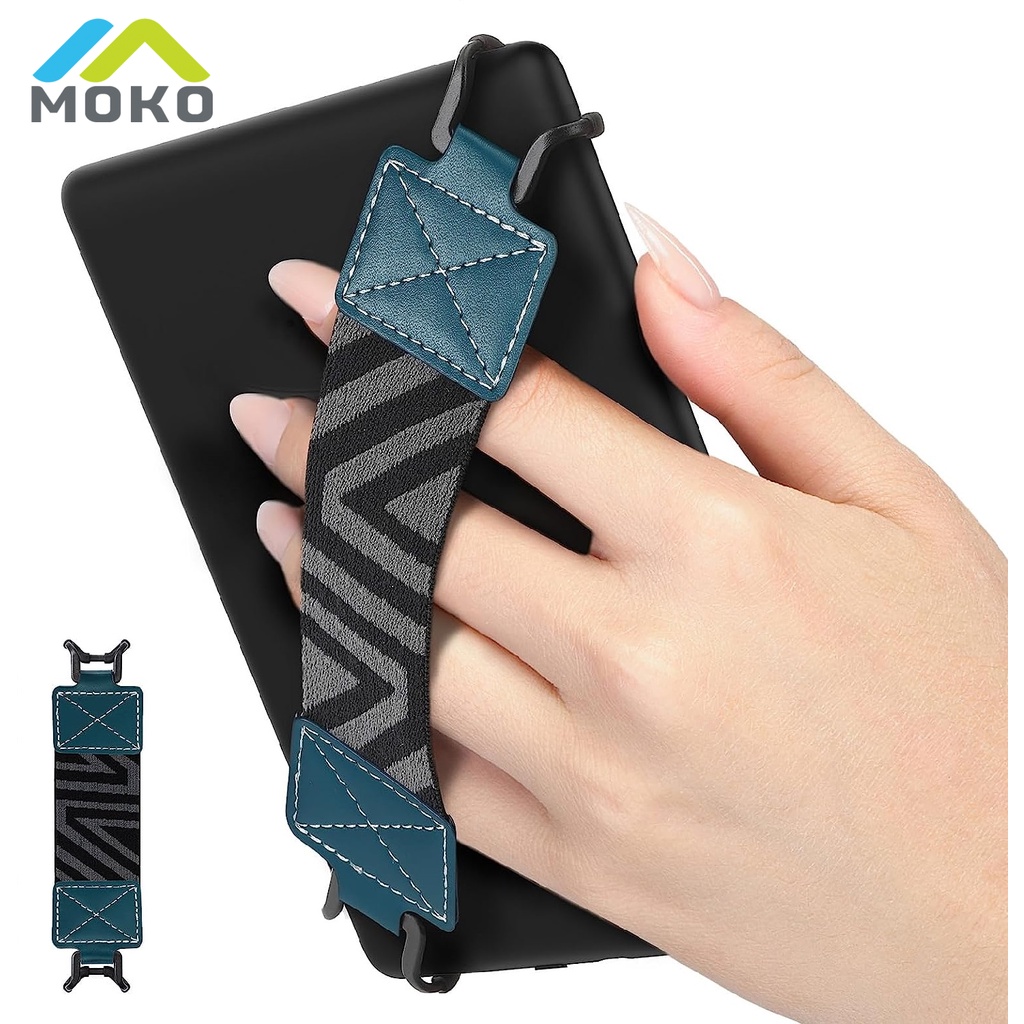 MoKo Security High-Elasticity Versatile Hand Strap Porta-Dedos Leve Para eReaders Kindle De 6-8 " -/Kobo/Voyaga/Lenovo/Sony E-Book Tablet