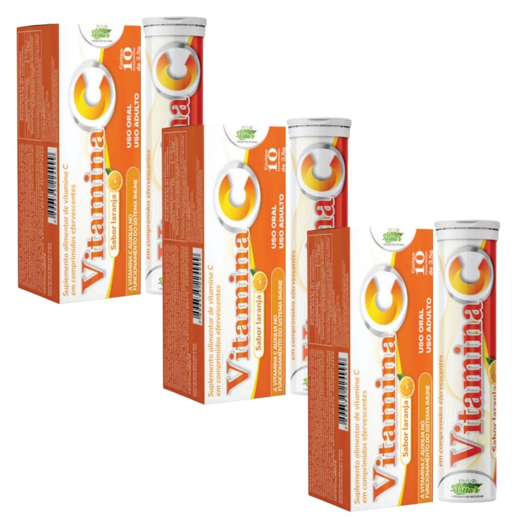 Vitamina C (10 Comp) - Bio Vittas