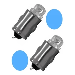 Lampada ( 75 ) Led Azul Soquete Latao Painel Fusca 508