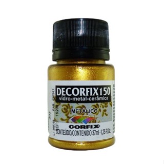 Tinta Decorfix150 (Porcelana) Metálica 37 ml Corfix Avulso