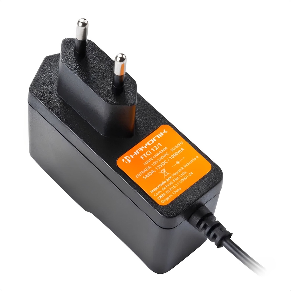 Fonte Chaveada 12VDC 1A 12W P4 C+ FTCI 12/1 Bivolt Hayonik - 0000046455 em Oferta na Shopee