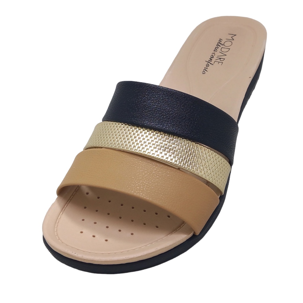 Tamanco Modare Feminino Sandália Macia Antiderrapante Salto Baixo Chinelo Esporão Ortopédico Ultra Confortável