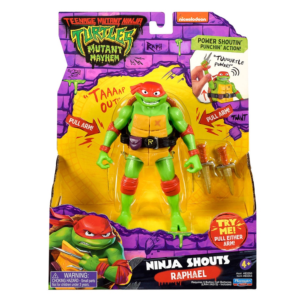 As Tartarugas Ninja - Boneco Deluxe Raphael de 14cm em Oferta na Shopee