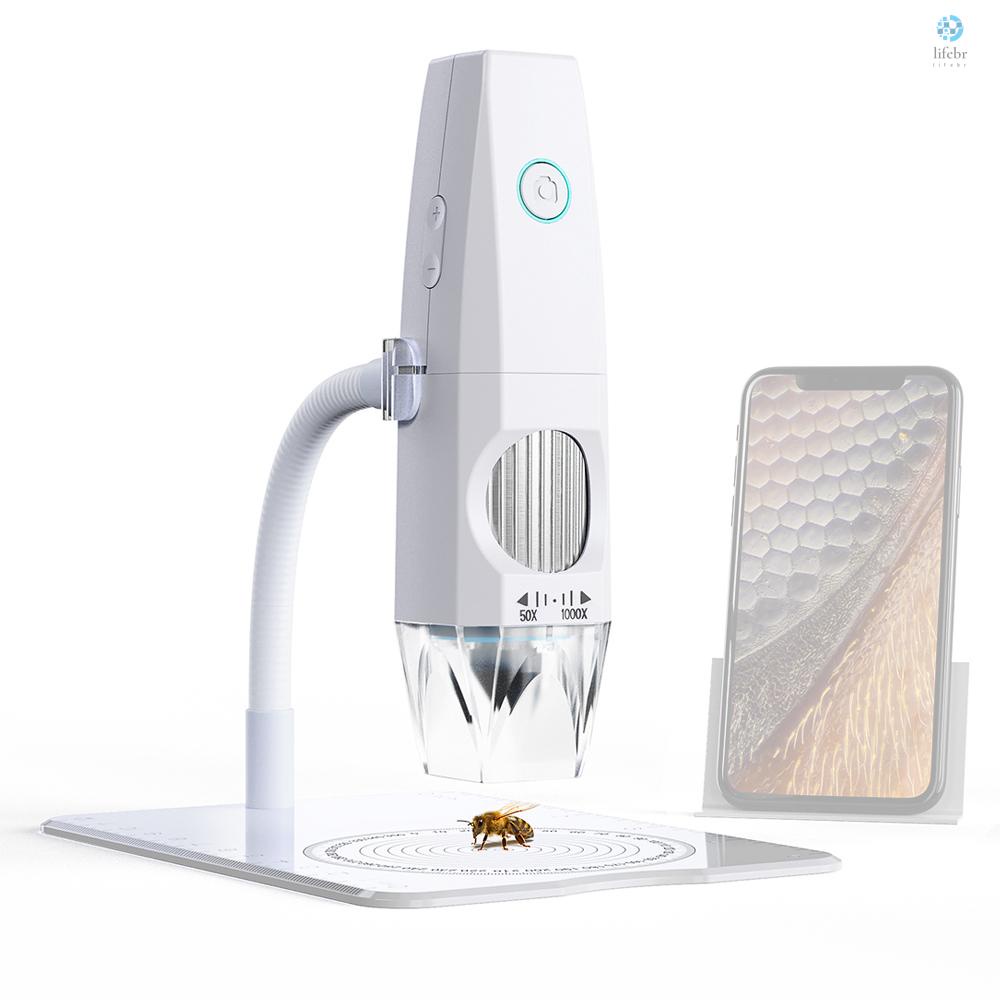 2MP 1080P WiFi Microscópio Eletrônico USB Computadores Móveis Conectando Vídeo Fotográfico Tomando Eletrono Portátil B3.24A