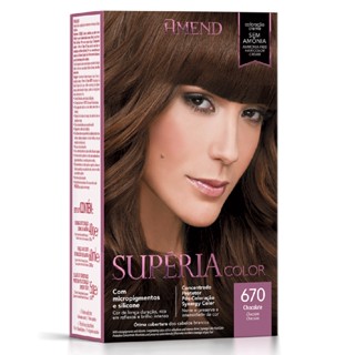 Coloração Sem Amônia 670 Chocolate Amend Supéria Color