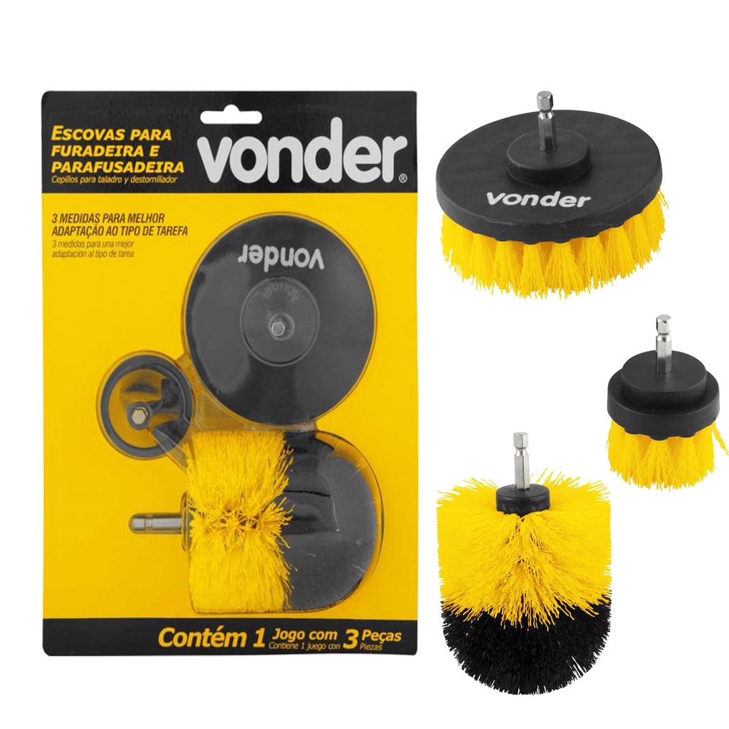 Escovas Limpeza Pesada Rotativa Macio Veicular Banco Detalhe em Oferta na Shopee