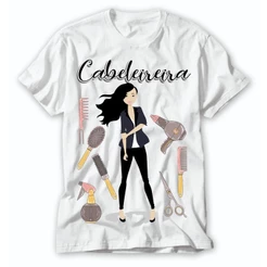 Camiseta Cabeleireira profissao blusa salao de beleza