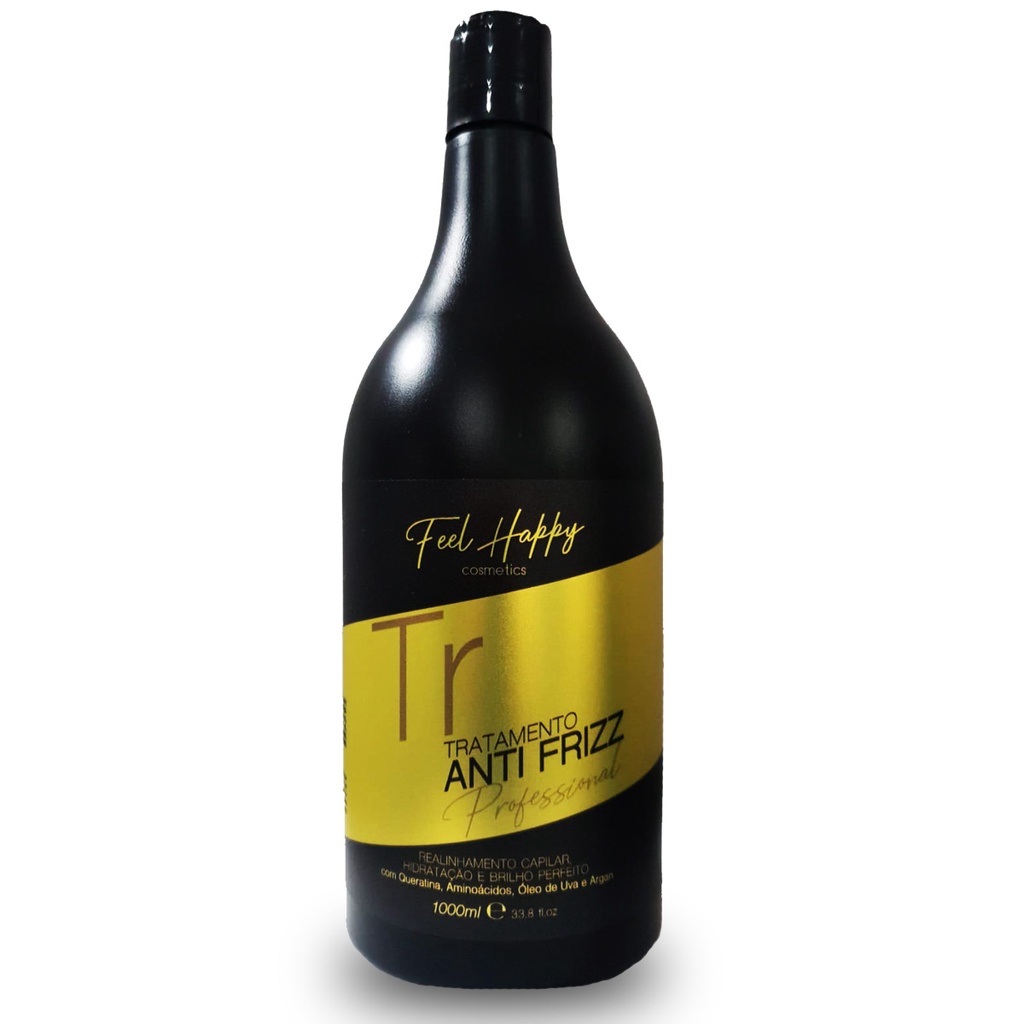 Escova Progressiva Anti Frizz 1000ml Feel Happy