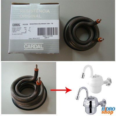 Resistência Torneira Eletronica Cardal 5500w 220v - RE058220