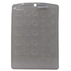 Forma de Acetato Aplique Coração Ref. 1217 - 1 unidade - Crystal - Rizzo