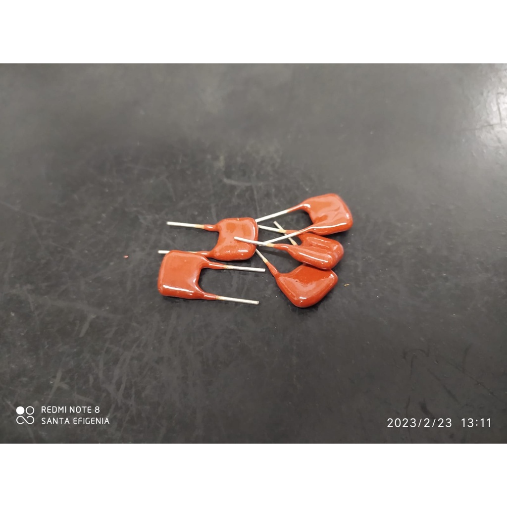 4x Capacitor Mica Prata 9pf/500v Tolerancia 1pf Cm2