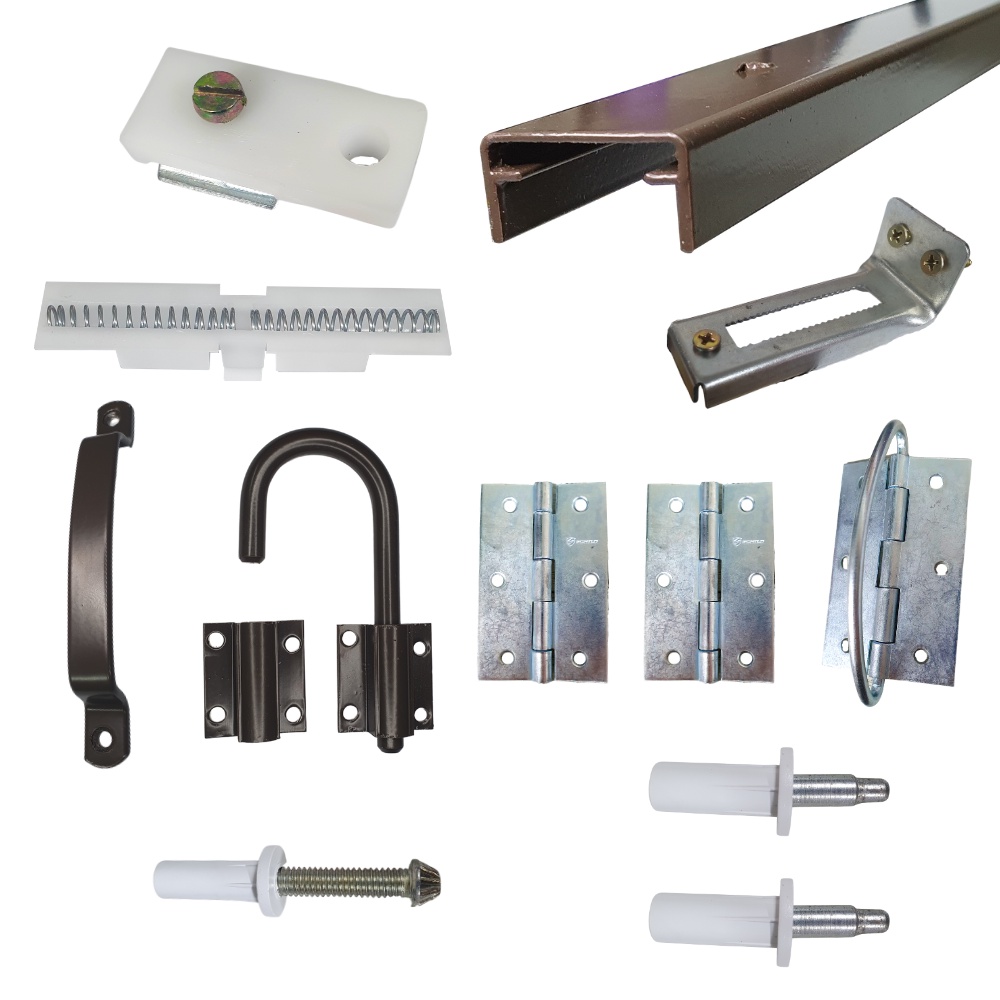 Kit Ferragens p/ Porta Camarão Completo 60 cm Bronze - Alfer em Oferta na Shopee