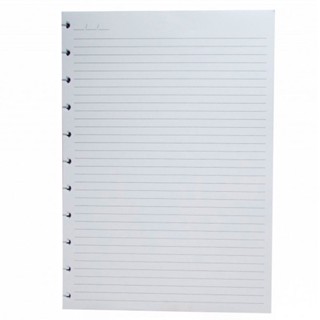 Bloco refil grande pautado 120g com 30 folhas CIRG4004 Caderno Inteligente