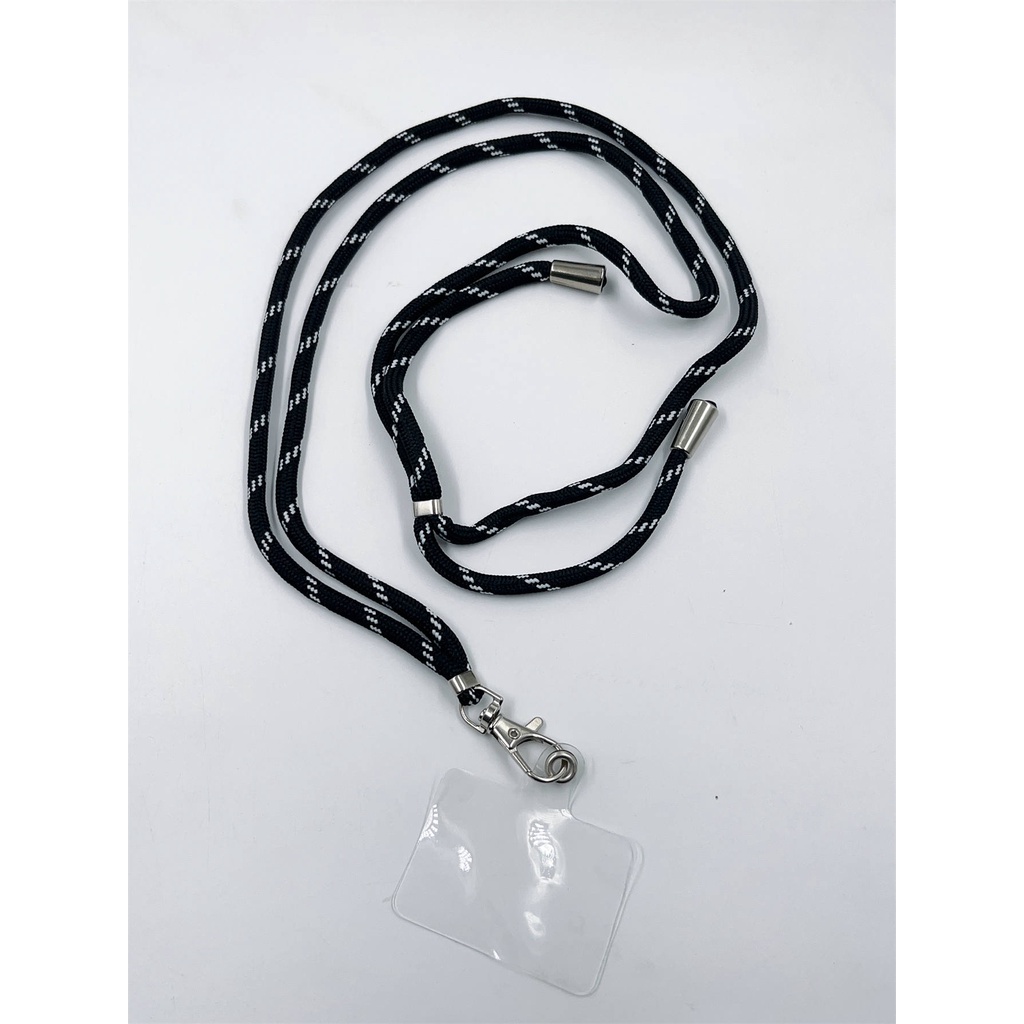 Cordão De Pescoço Ajustável para celular com suporte transparente