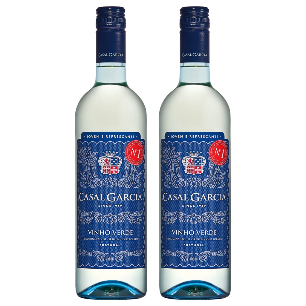 KIT 02 VINHOS CASAL GARCIA VERDE 750ML