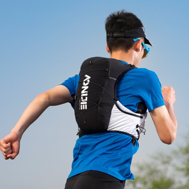 Detalhes do 10L AONIJIE C9116 Mochila Hidratação Esportiva Leve De Corrida Pacote De Mochila MTB