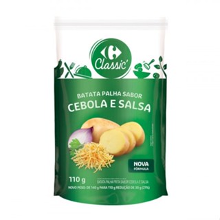 Batata Palha Cebola e Salsa Carrefour Classic 110 g