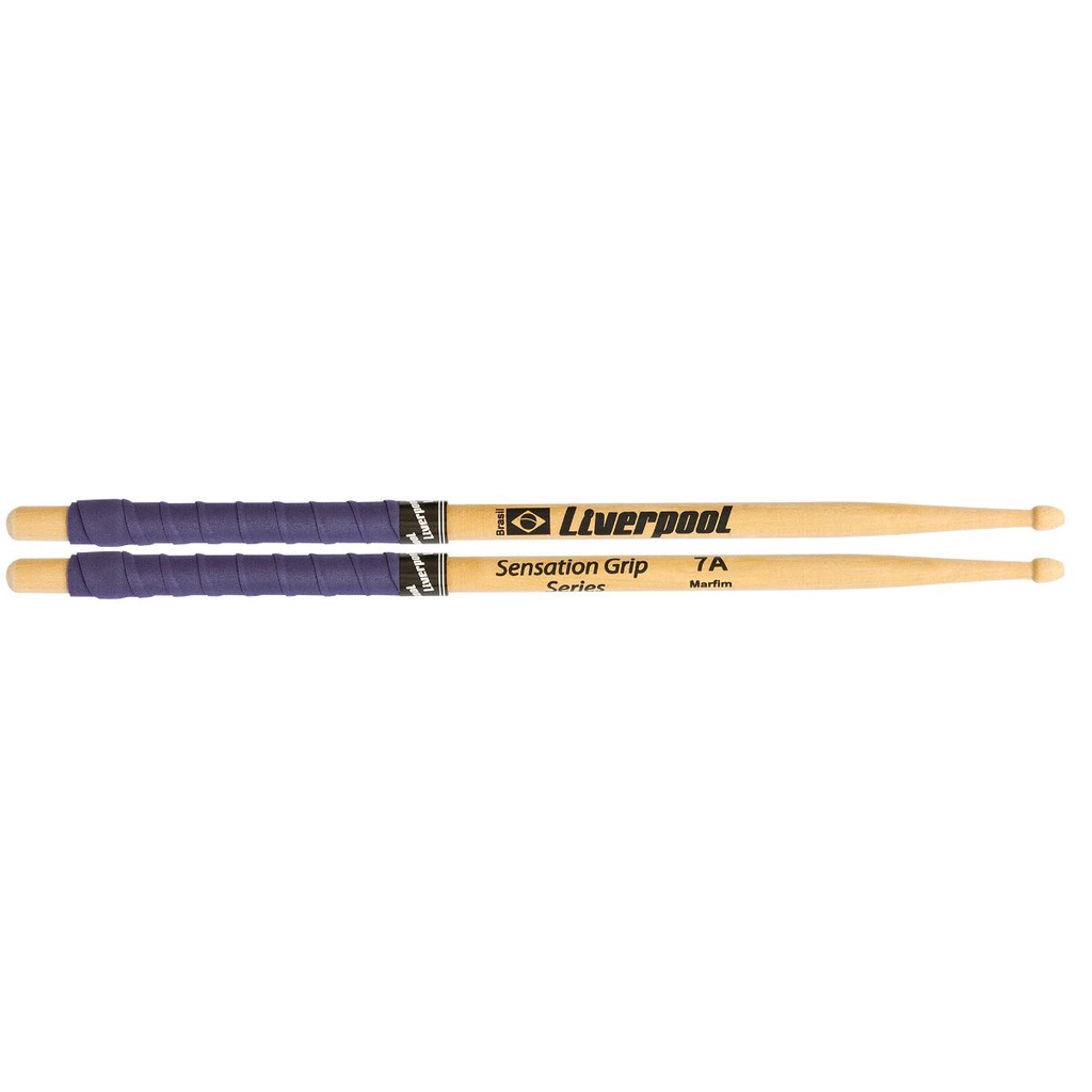 Baqueta de Madeira Liverpool EVA 7AM Sensation Grip Series 7A