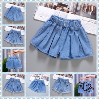 Calça Jeans Kids Menina Seluar Budak Perempuan Casual Pendek Lelaki Moda Menino Curta