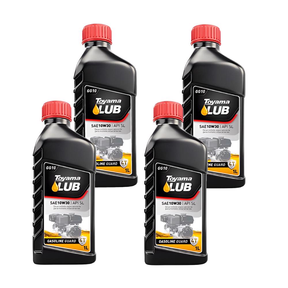 4 Óleos lubrificantes 4 Tempos 10W-30SL TOYAMA - Spare Parts and Accessories for Vehicles