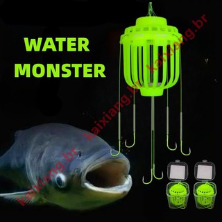Armadilha de peixe gaiola com gancho explosivo em Oferta na Shopee