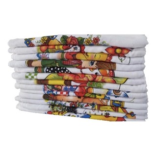 Kit 10 Panos de Prato Estampados Cozinha Promoção