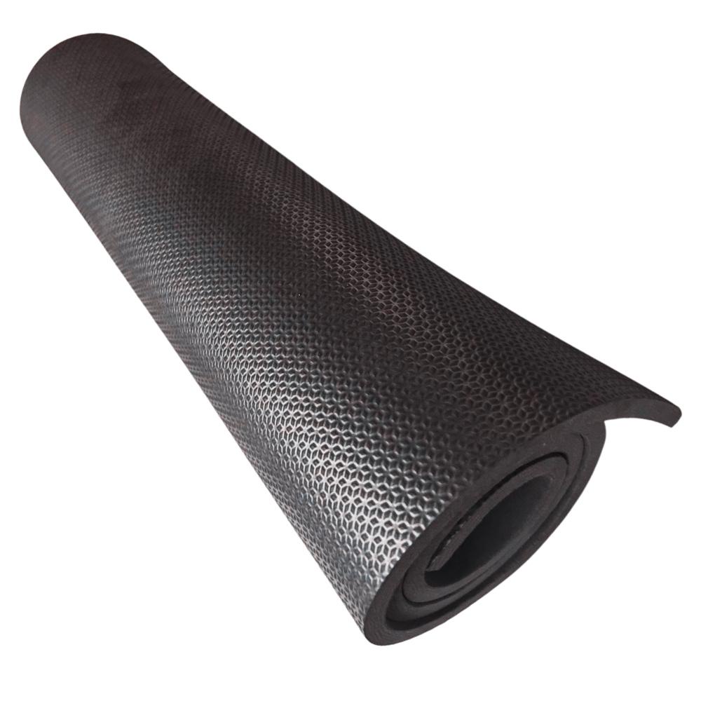 Tapete de Yoga Eva 1,00 x 50 10mm Preto