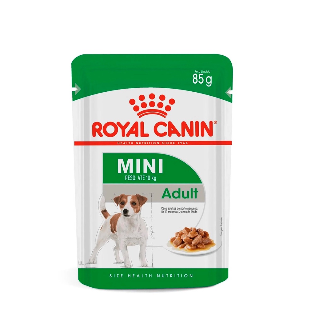 Alimento Úmido Royal Canin Mini Adult Sachê 85g