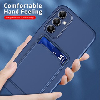 Capa De Celular Silicone Líquido Para Samsung Galaxy A14 A24 A34 A54 A13 A23 A33 A53 A73 Telefone Com Design De Slot De Cartão e Proteção De Câmera