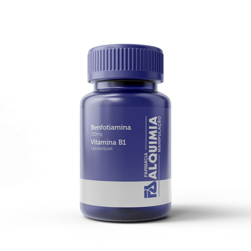 Benfotiamina 150mg l Vitamina B1 Lipossolúvel - (30 Doses) - Alquimia