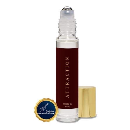 Perfume Feminino Feromônios Attraction 10Ml - Roll On