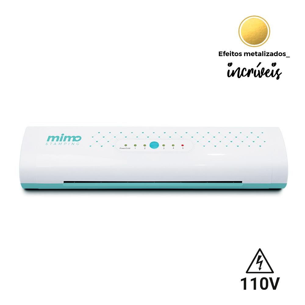Laminadora Aplicadora de Foil Mimo Stamping 3 Efeitos Metalizados Laminadora 110v Edição Especial