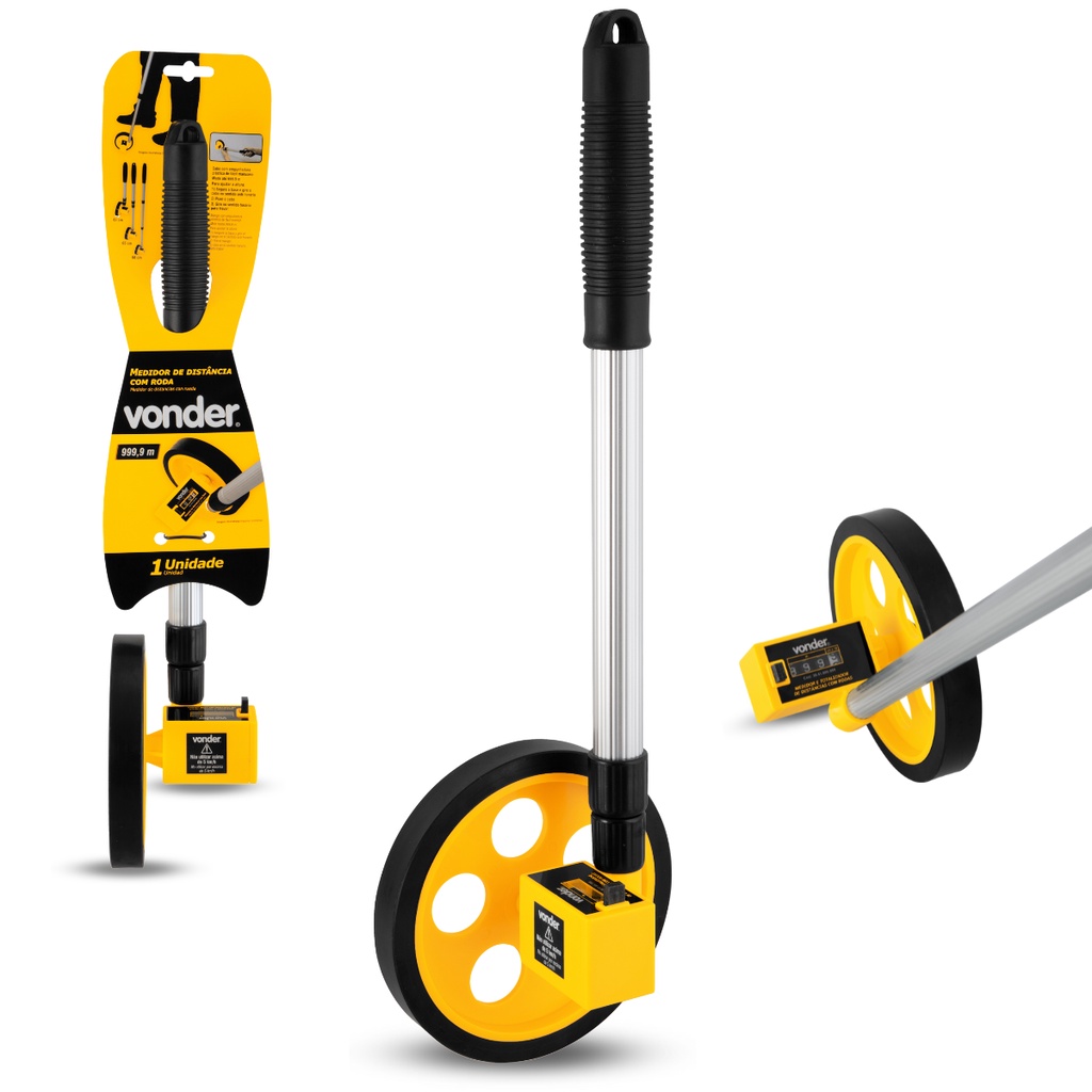Medidor De Distância Trena Analógica Vonder Com Rodas 1000 Metros em Oferta na Shopee