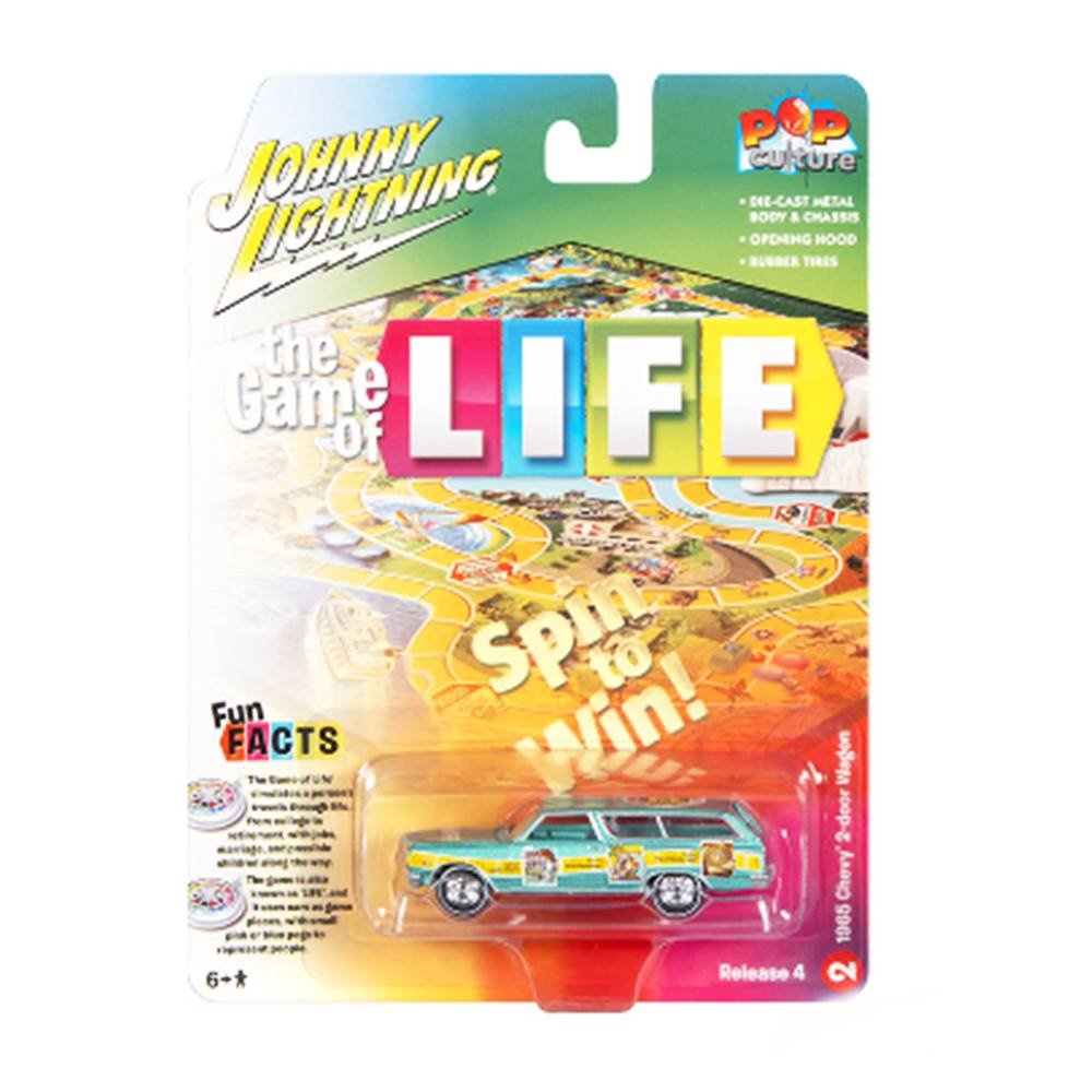 Miniatura Carro Chevrolet 2-Door Wadon (1965) - The Game of Life - Pop Culture - 1:64 - Johnny Lightning