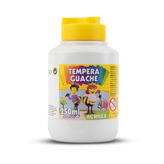 Tinta guache Branco 250ml 519 Acrilex