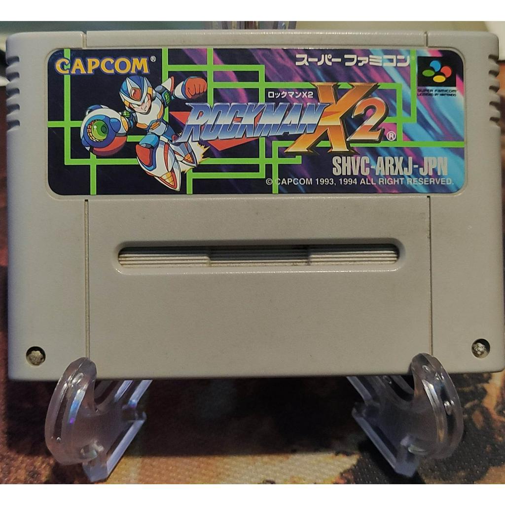 Jogo Rockman X2 Original Super Famicom / Super Nintendo Snes Funcionando 100% ,game,fita,cartucho.