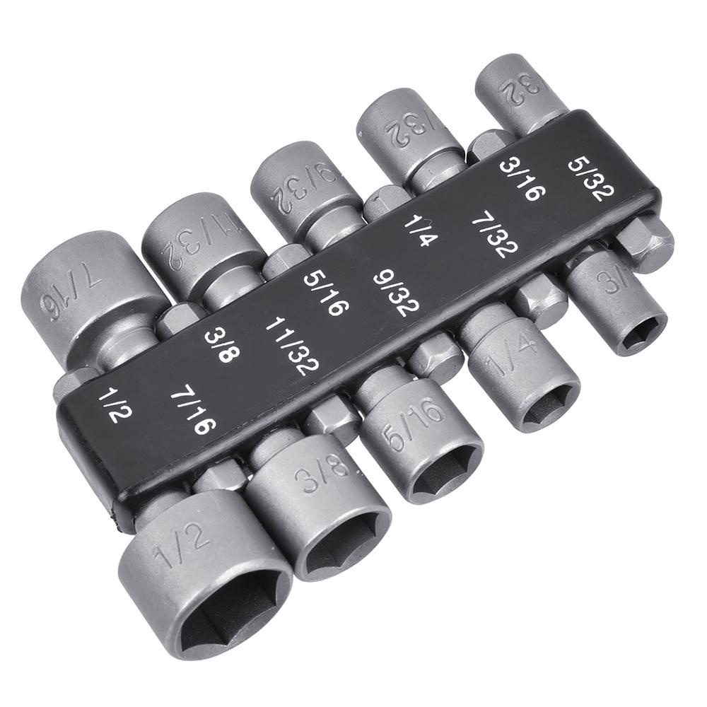 Jogo de Soquetes Canhão 10 Peças 5/32'' á 1/2'' (746020) - Onsite em Oferta na Shopee