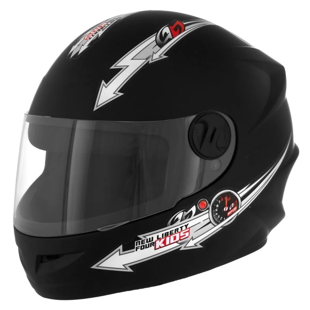Capacete Infantil PRO TORK Liberty Four KIDS Fosco em Oferta na Shopee
