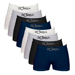 Kit Com 8 Cuecas Box Boxer Zorba 781 Sortido