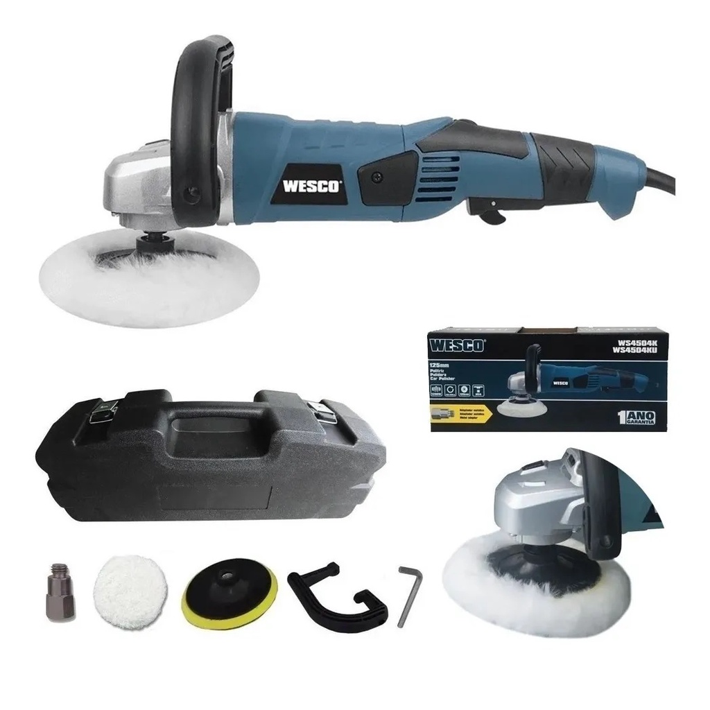 LIXADEIRA E POLITRIZ 5 POL 1200W WS4504 WESCO - Home & Living