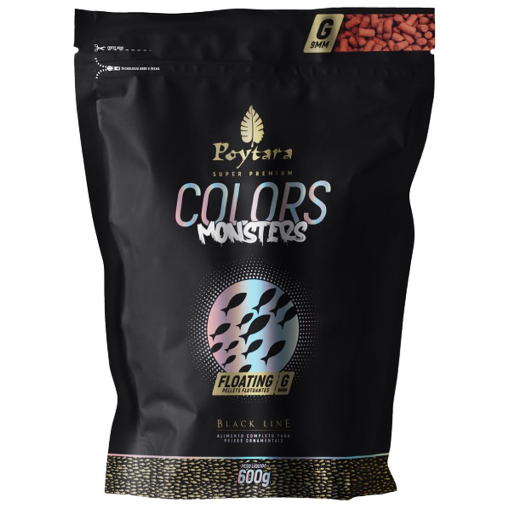 Ração Poytara Monsters Colors Floating G 600g 9mm Para Peixes
