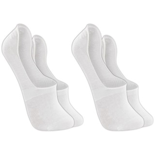 Kit com 2 Pares de Meia Sapatilha Invisivel Algodão Lupo