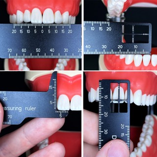Régua De Medição De Precisão Dental De Alumínio Para Fotografia E Odontologia