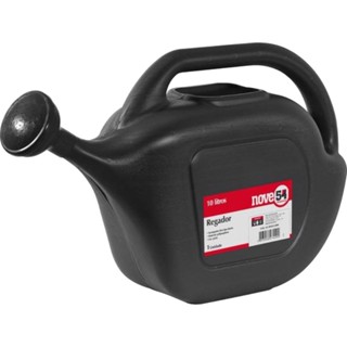 Regador Plantas Jardim 10 Litros Bico Chuveiro Preto Nove54