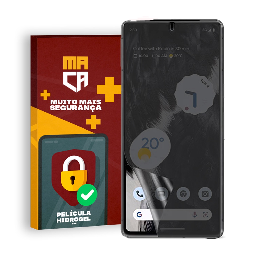 Película Premium Privacidade Hidrogel Google Pixel Frontal Todos Modelos