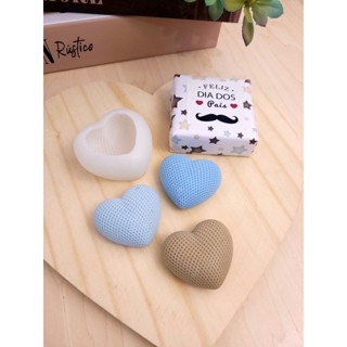 MOLDE SILICONE CORAÇÃO AMORE MINI