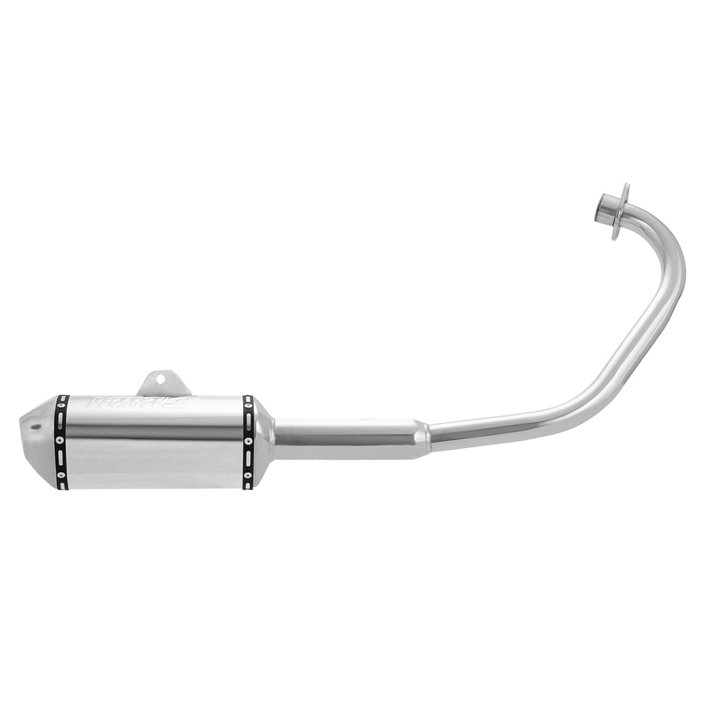 Escapamento Escape Esportivo Moto Pro Tork Mini 3 Stamp Titan Es 125 2000 - 2004 Cromado Ponteira em Oferta na Shopee