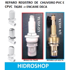 Reparo Registro Chuveiro Tigre Em Metal - 358201