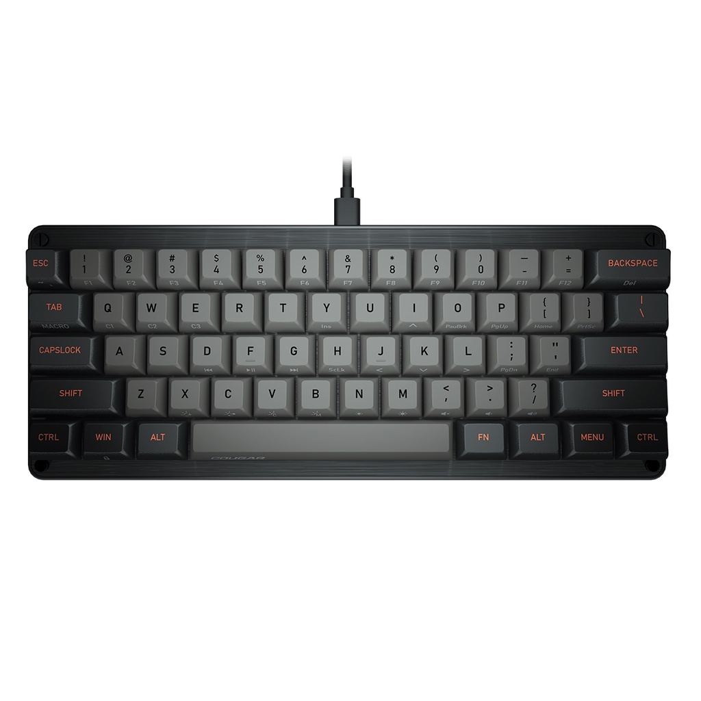 Teclado Mecânico Gamer Cougar Puri Mini, Switch Red, 60% DSA, 37PRMM1MI.0002